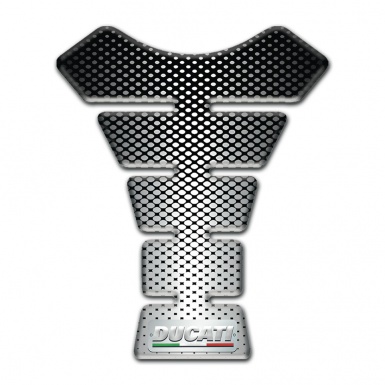Ducati Tank Pad Protector Silver Black Decoration Type 
