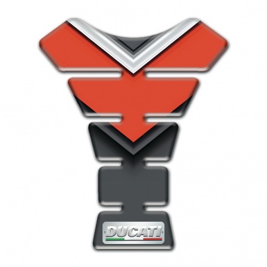 Ducati Tank Protector Red with Graphite Print effect 