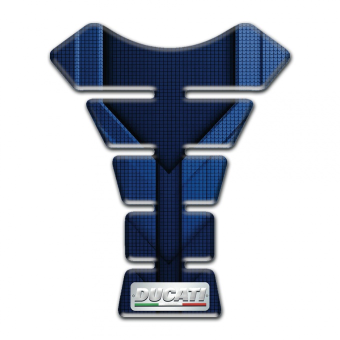 Ducati Tank Guard Pads Blue Background type 