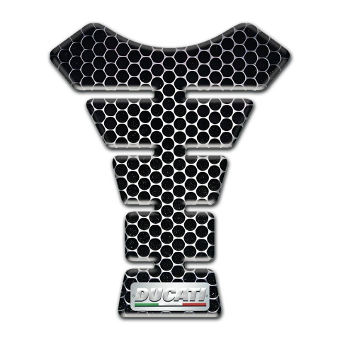 Ducati Tank Pad Motorbike Model with Perforated Steel Design 