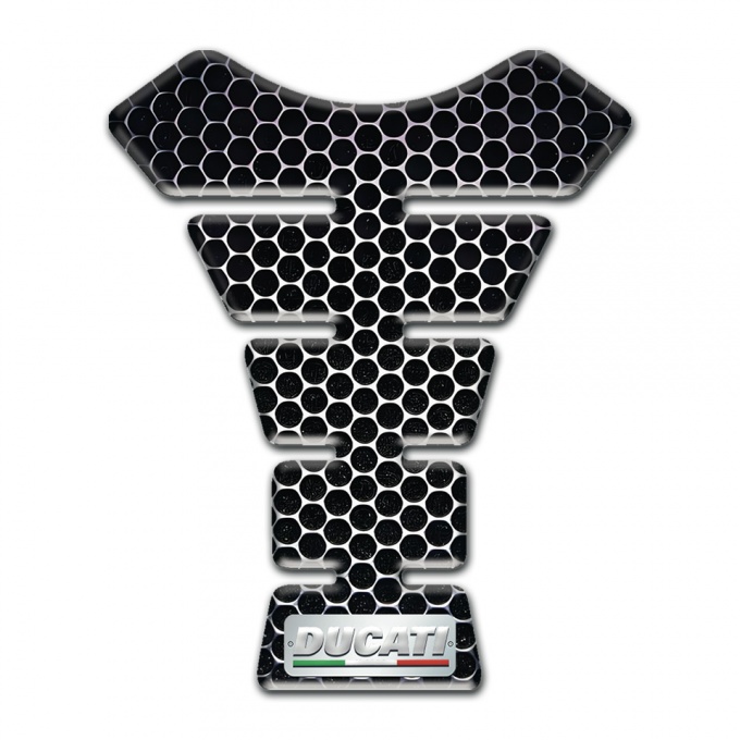 Ducati Tank Pad Motorbike Model with Perforated Steel Design 