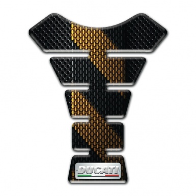 Ducati Tank Pad Motorbike Model with Black Brown Decoration 