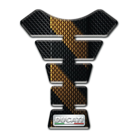 Ducati Tank Pad Motorbike Model with Black Brown Decoration 