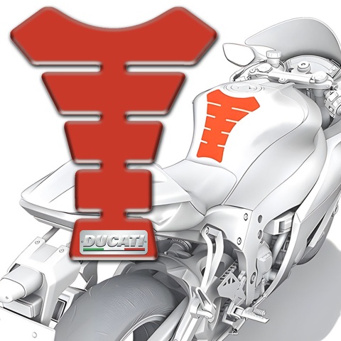 Ducati Tank Fuse Model with Red Design 