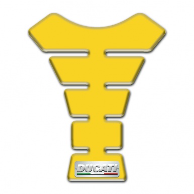 Ducati Tank Pad Motorbike Model with Yellow Design 