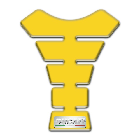 Ducati Tank Pad Motorbike Model with Yellow Design 
