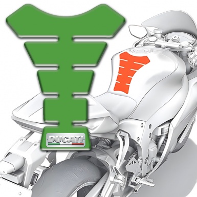 Ducati Tank Protector Model with Green Design 