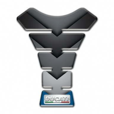 Ducati Tank Pad Protector Black Gray Patterns Type 