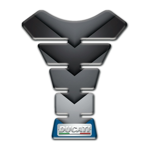 Ducati Tank Pad Protector Black Gray Patterns Type 