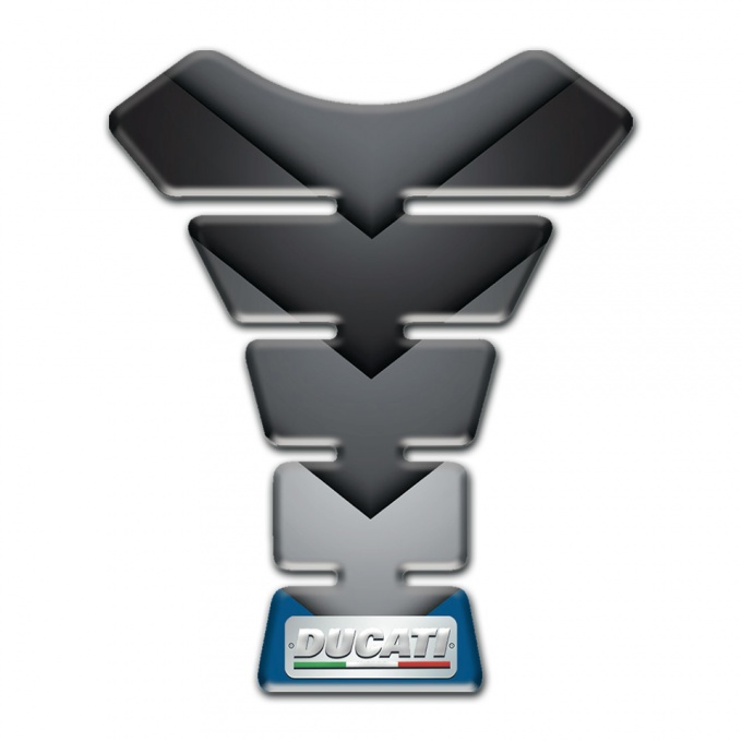 Ducati Tank Pad Protector Black Gray Patterns Type 