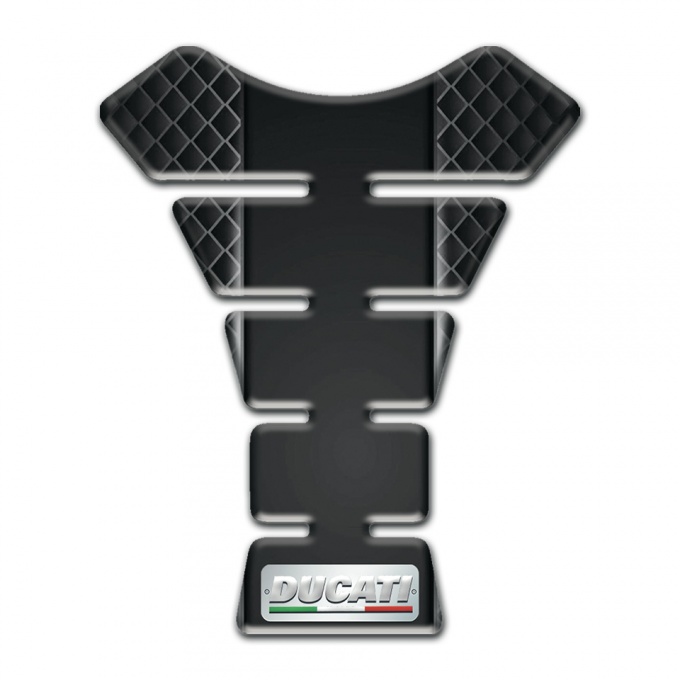 Ducati Tank Protector Model with Dark Mesh Design 