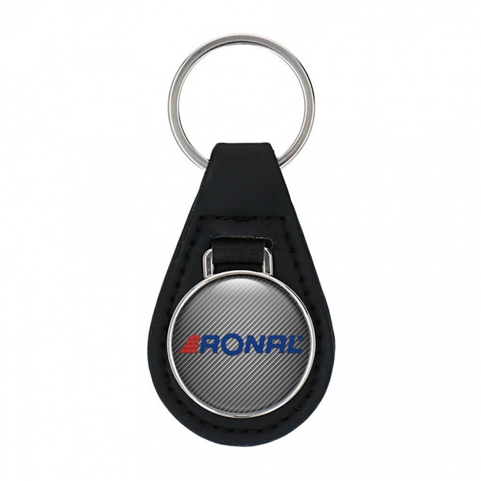 Ronal Key Fob Leather Light Carbon Navy Blue Edition