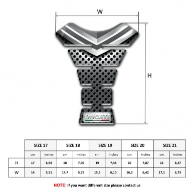 Ducati Tank Pad Protector Stylish Version 