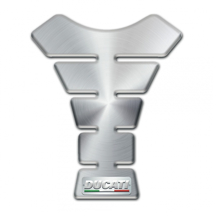 Ducati Tank Guard Pads Model with Silver Design 