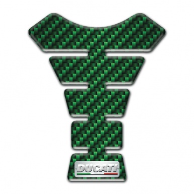 Ducati Tank Protector Model with Green Carbon Design 
