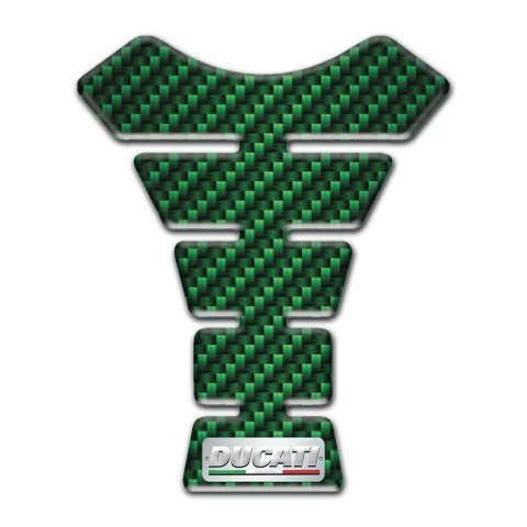 Ducati Tank Protector Model with Green Carbon Design 