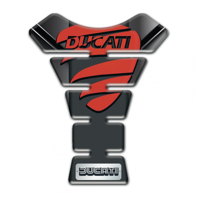 Ducati Tank Pad Protector Red Logo Style 