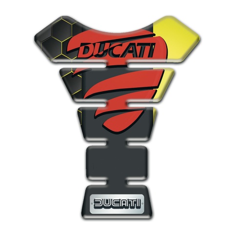 Ducati Tank Pad Protector Racing Edition with Red Painted Logo