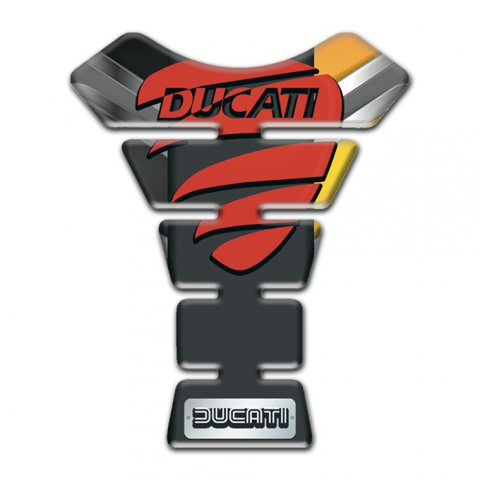 Ducati Tank Protector Stylish Model with Red Painted Logo