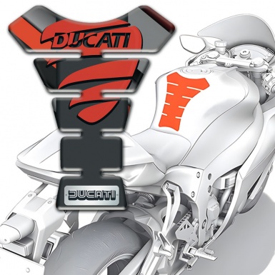 Ducati Tank Pad Protector Red Logo Style Stylish Edition 