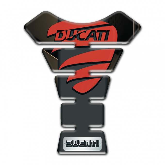 Ducati Tank Fuse Red Logo Design High-Quality Type 