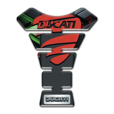 Ducati Tank Pad Motorbike Motorcycle Red Logo Style 