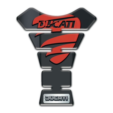 Ducati Tank Fuse Red Painted Logo Premium Quality Version 