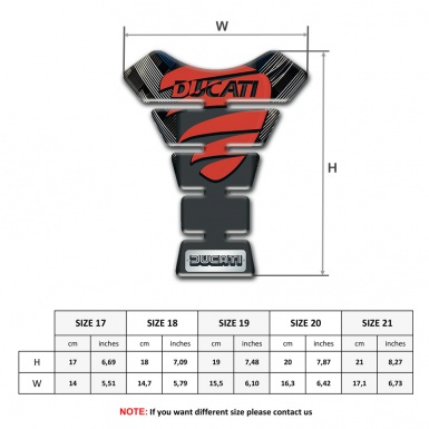 Ducati Tank Protector Crossed Belts background 