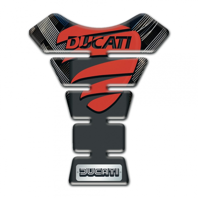 Ducati Tank Protector Crossed Belts background 