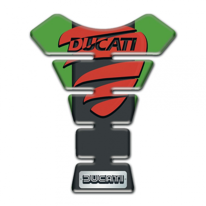 Ducati Tank Protector Green Background Style 