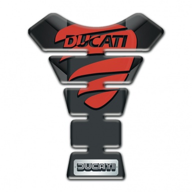 Ducati Tank Guard Pads Gray Black Nuance Background Style 