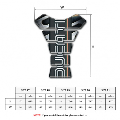 Ducati Tank Pad Protector High-Quality Design 