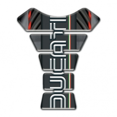 Ducati Tank Fuse Motorcycle Silicone Sticker Stylish Vision 