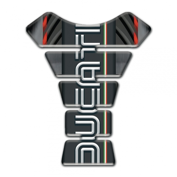 Ducati Tank Fuse Motorcycle Silicone Sticker Stylish Vision 