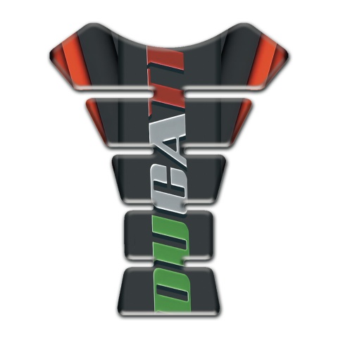 Ducati Tank Fuse Dark with Orange Motive Edition 