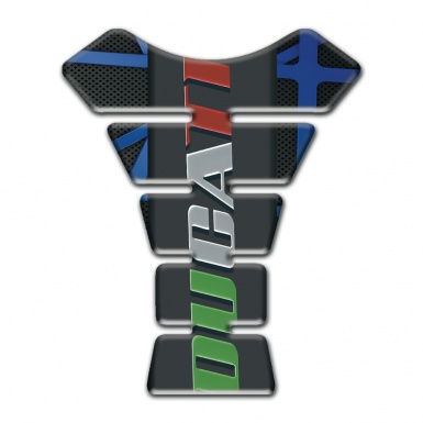 Ducati Tank Pad Protector Dark Blue Lines Base Decoration Design 