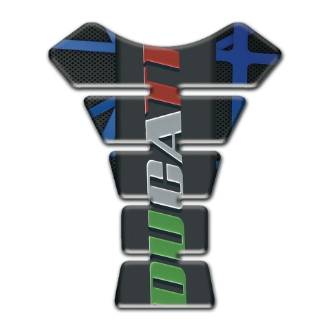 Ducati Tank Pad Protector Dark Blue Lines Base Decoration Design 