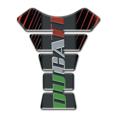 Ducati Tank Fuse High End Edition with Colorful Logo Inscription 