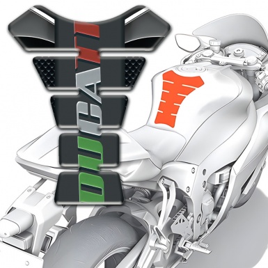 Ducati Tank Fuse High-Quality Design with Colorful Logo 