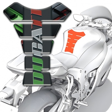 Ducati Tank Pad Protector Amazing 3D background Design 