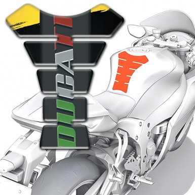 Ducati Tank Guard Pads Painting base Style Colorful Logo 