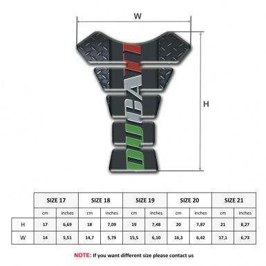Ducati Tank Fuse Rough Effect warp Design 