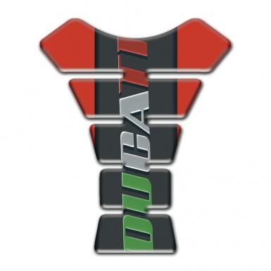 Ducati Tank Fuse Red Base Colorful Logo 