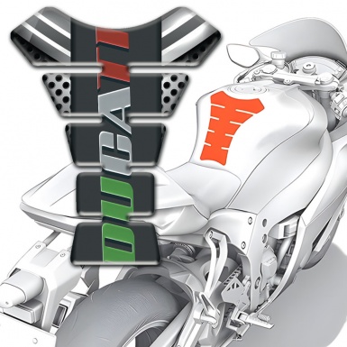 Ducati Tank Guard Pads Colorful Logo Stylish Edition 