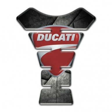 Ducati Tank Fuse Mixed GRay Black Colors Base Classic Logo Style 