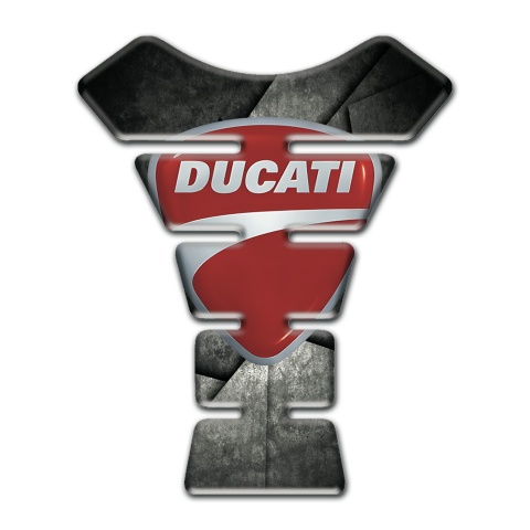 Ducati Tank Fuse Mixed GRay Black Colors Base Classic Logo Style 