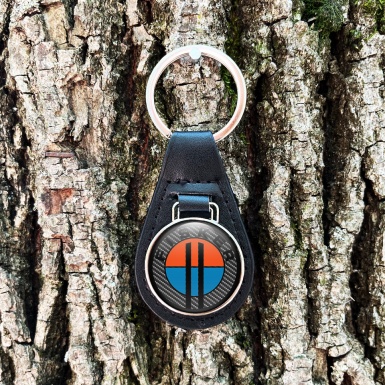 Karma Fisker Keychain Leather Dark Carbon Black Edition