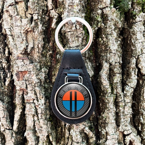 Karma Fisker Keychain Leather Dark Carbon Black Edition