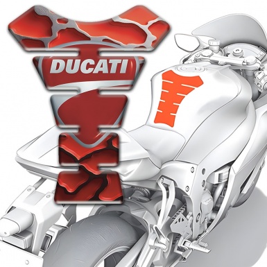 Ducati Tank Fuse Red Clouds Effect Version 