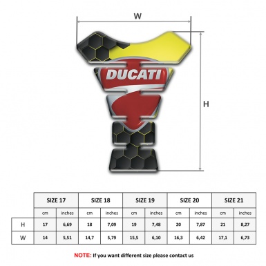 Ducati Tank Guard Pads High End Design Model 